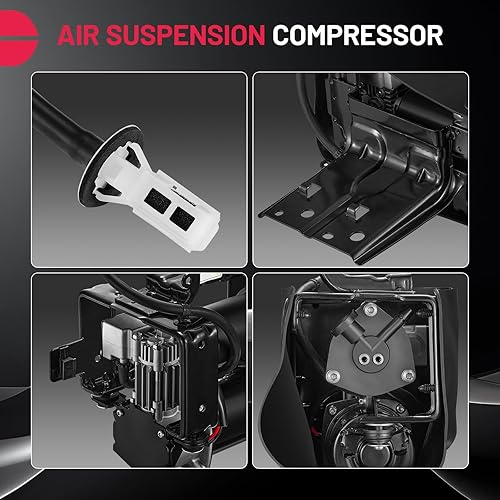 Vista 34 de BDFHYK Compresor de suspensión de aire compatible con Jeep Grand Cherokee 2011-2021, 2022 Grand Cheroke WK, reemplazo #68041137AF,68204730AB