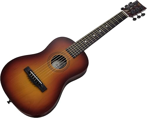 Miniatura 6 de First Act Guitarra acústica Sunburst 30 pulgadas cuerdas de guitarra acústica de latón equipo de afinación cubiertas de poste de cuerda cuello