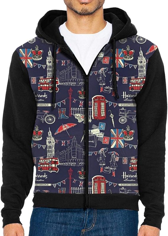 Amazon Co Jp イギリス旅行 トレーナー メンズ パーカー 緩い フード付き ジッパー カジュアル スポーツウェア おしゃれ 長袖 春 秋 ファッション Amazon Co Jp イギリス旅行 トレーナー メンズ パーカー 緩い フード付き ジッパー カジュアル スポーツウェア おしゃれ 長袖 春 秋 ファッション