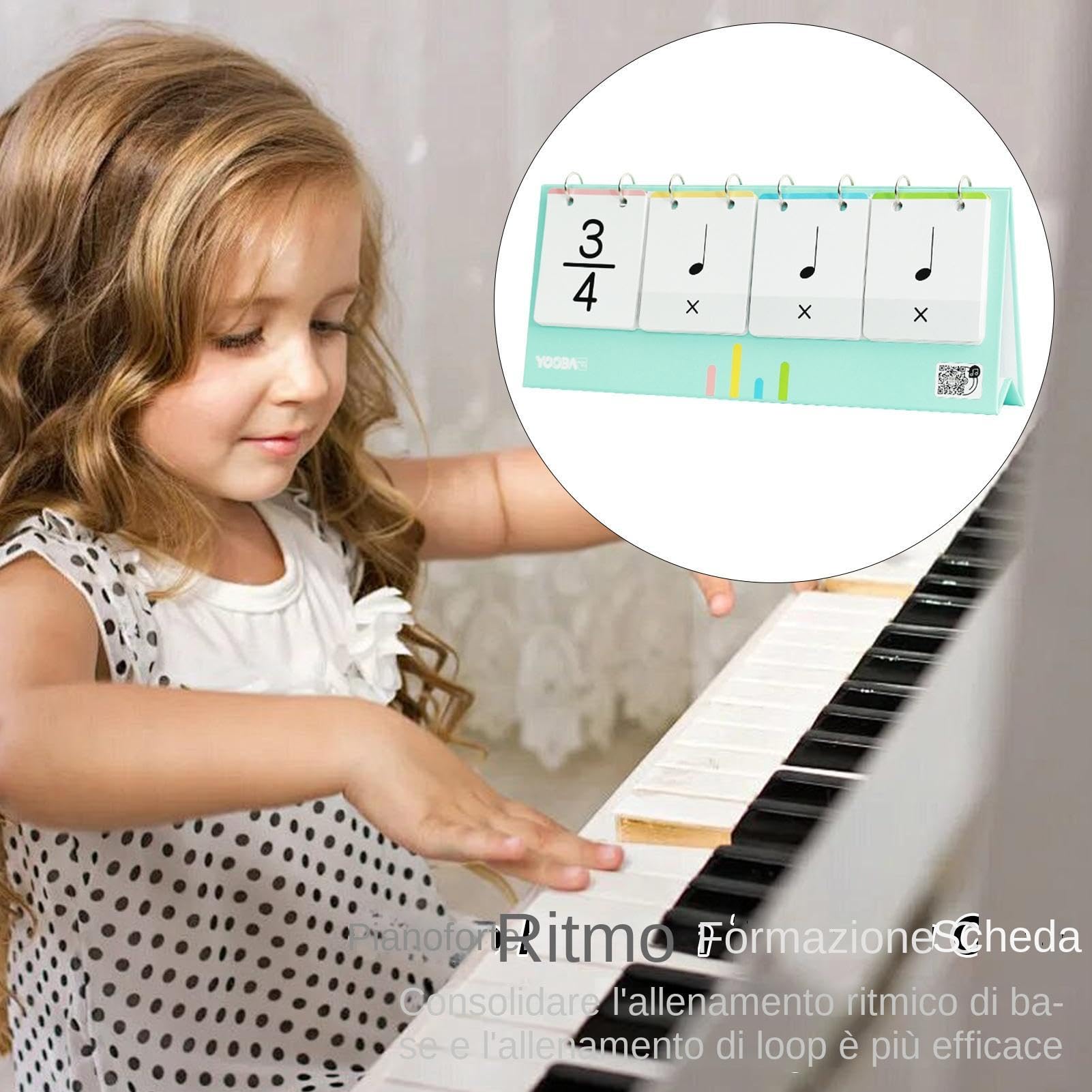 Cartes d'entraînement pour le rythme musical, cartes flash pour