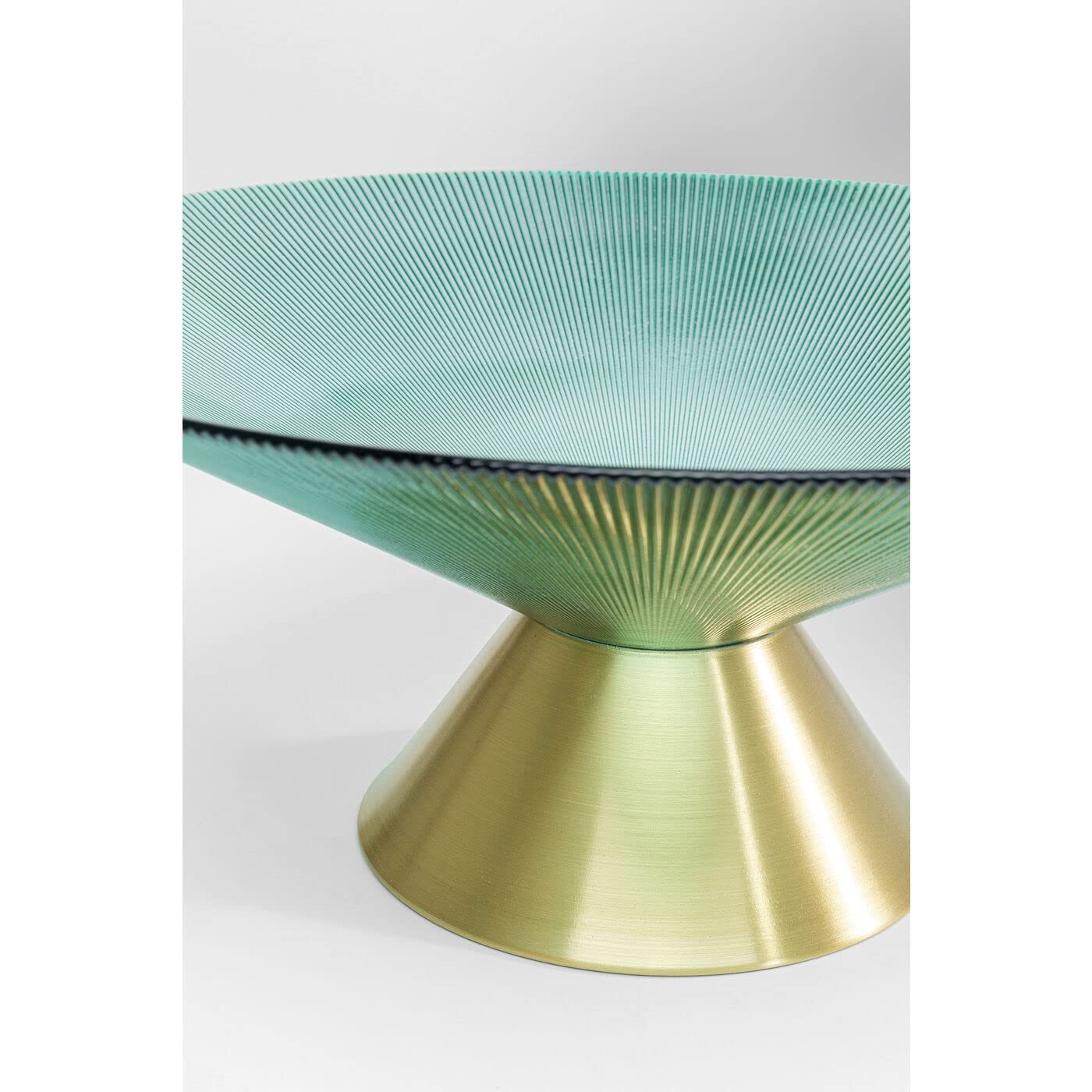Kare Ciotola Birdie Ø 35 cm Decorativo, Gold, 15x35x35cm
