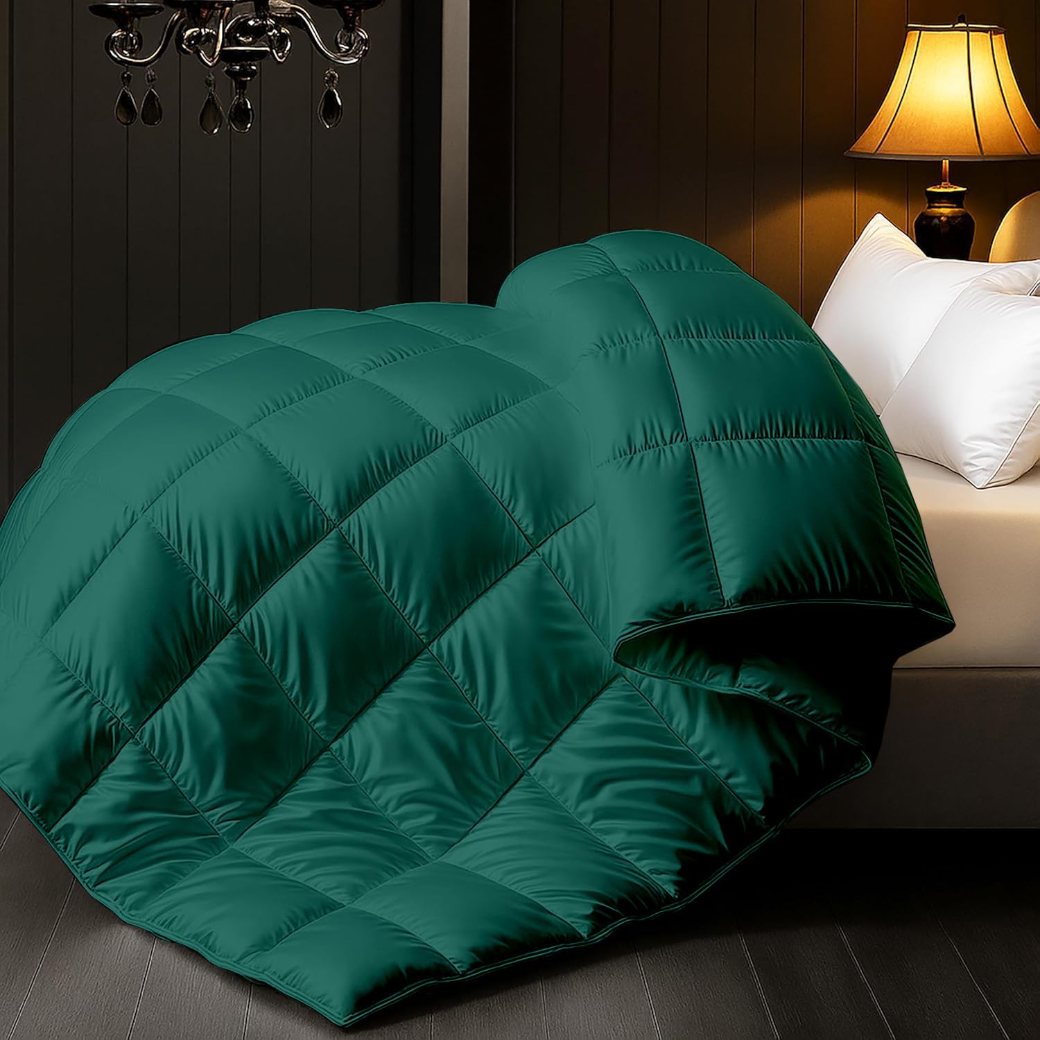 Premium Ultra-Soft Satin Comforter 1 piece 400 GSM Designed for Luxurious Comfort, Smooth Finish, Lightweight Warmth, Elegant Style, Perfect for Modern bedrooms