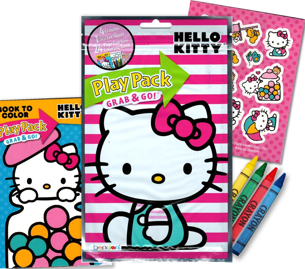 Amazon.co.jp: ハローキティ ぬりえアクティビティブックセット 子供用