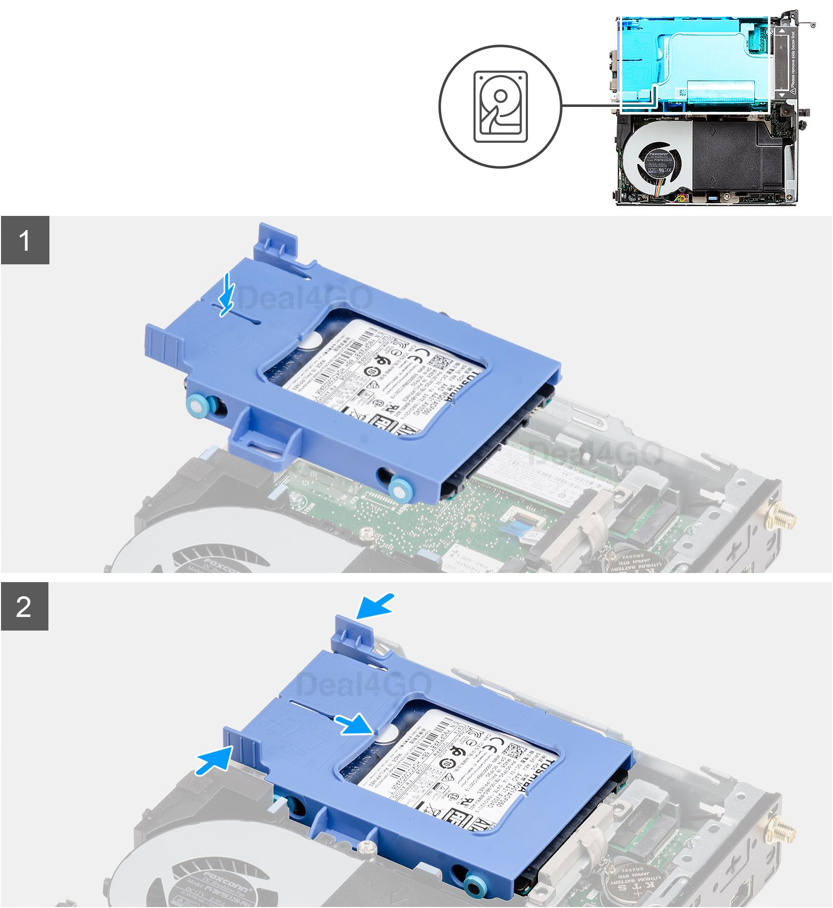 Deal4GO SATA Hard Drive Cable 0C38N 00C38N CGH6X replacement for Dell OptiPlex 7080 7090 MFF Precision 3240 Micro Tower Desktop, White