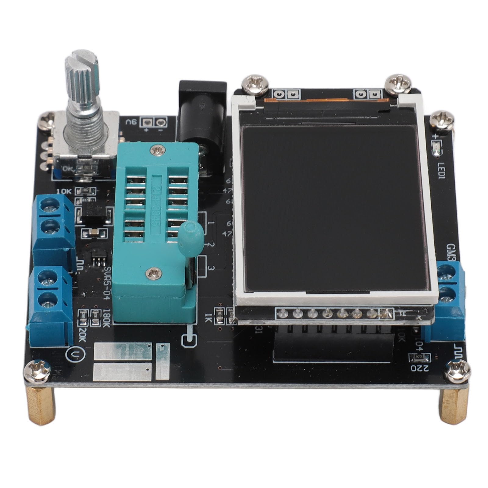 Acouto GM328 Transistor-Tester, Volt-Frequenzmessgerät, 160 X 128 Farbdisplay, 8 X 20 Zeichen, Diodeninduktivität, Kapazitätsmesser, 160 128 Farbe, 8 20 D, GM328 Transistortester, Frequenz
