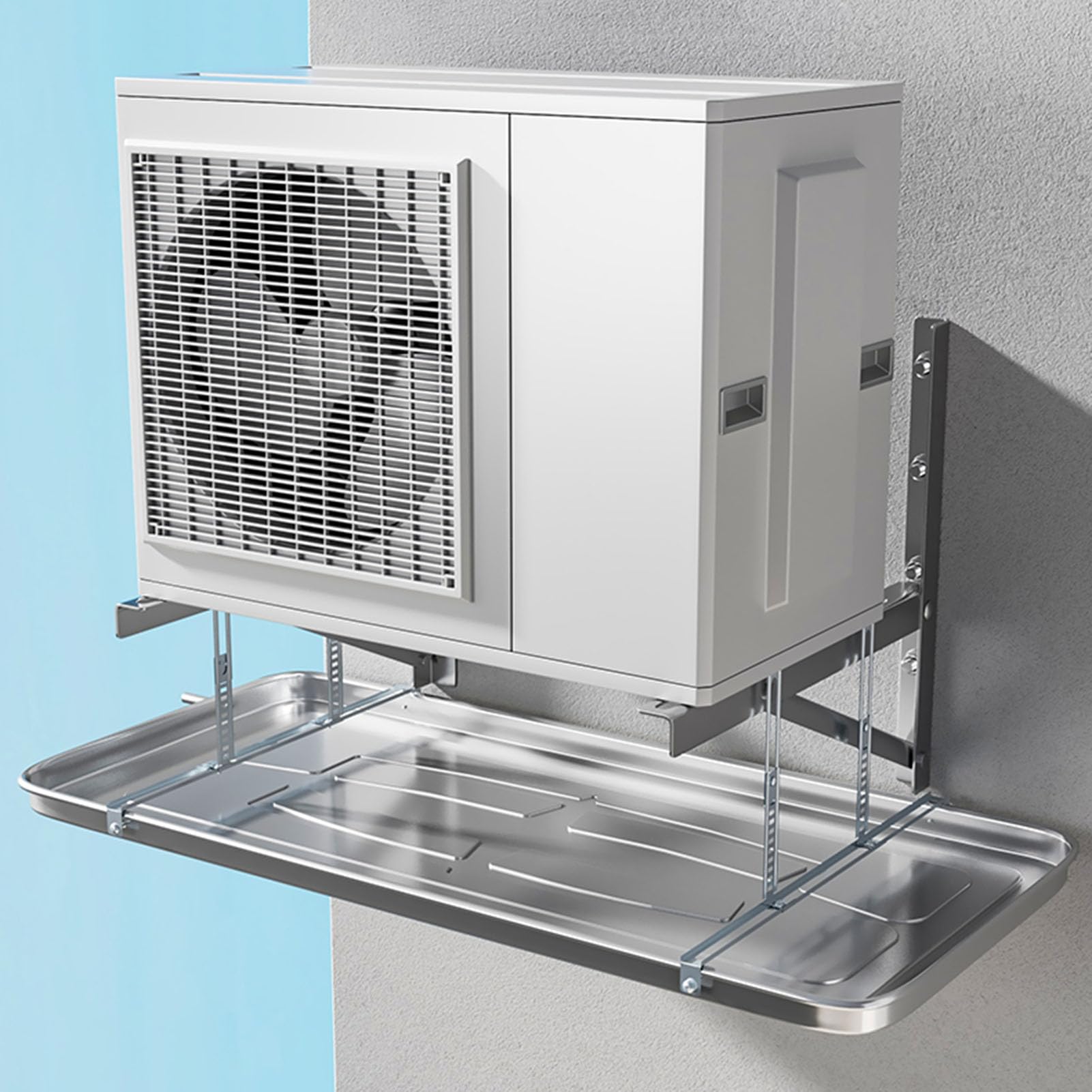 Bac d'égouttement universel AC avec tuyau, bac de collecte d'eau anti-fuite pour climatiseurs divisés