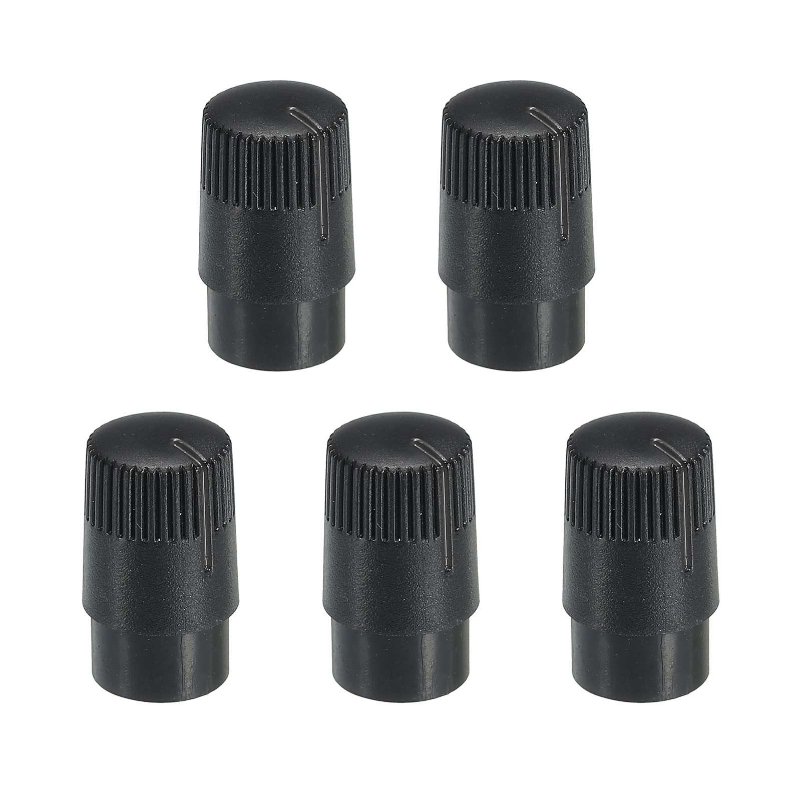 Bouton potentiomètre de volume basses ampli guitare électrique ABS noir