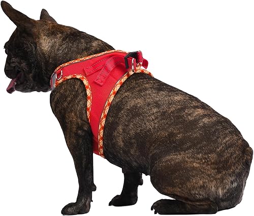 Miniatura 5 de AMTOR - Arnés pequeño para perro con juego de correa, arnés para cachorros sin escape, fácil de caminar, arnés reflectante de paso para perros