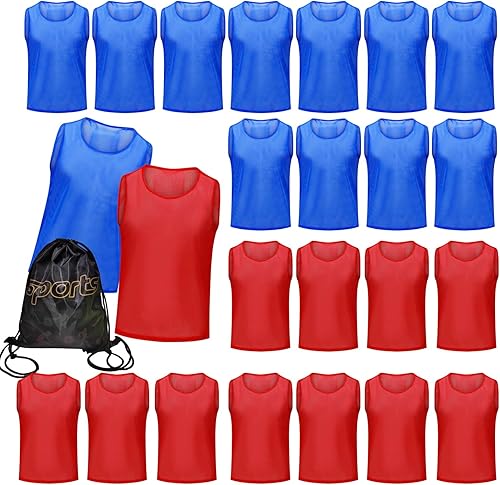 Miniatura 8 de 12/24/48PCS Pinnies Youth Team Pennies para Deportes Niños y Chalecos Scrimmage para Fútbol Baloncesto Jersey Practice