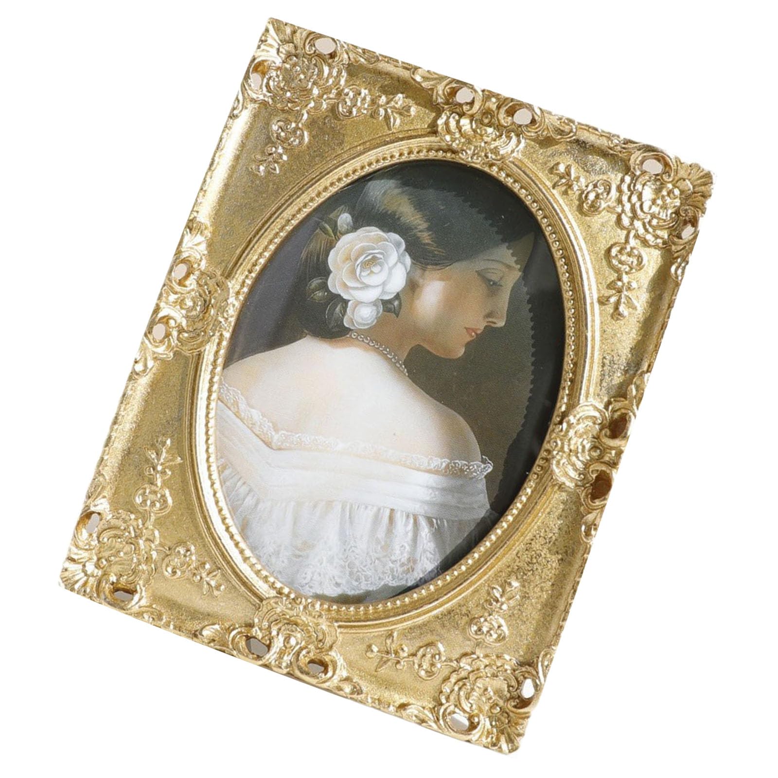 Kalttoy Multicolor Photo Frame Antique Tabletop Decor, Ornate Wall Hanging Picture Frames For Home Gallery Display Decorative Photo Frame