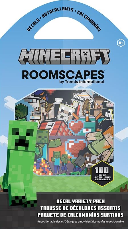 Minecraft Decal Variety Pack (100-Pack) Decal Variety Pack