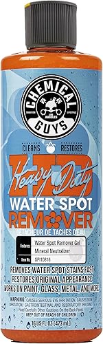 Chemical Guys Gel Removedor de Manchas de Agua de Servicio Pesado para Pintura, Vidrio y Metal - Removedor de Manchas de Minerales y Agua para