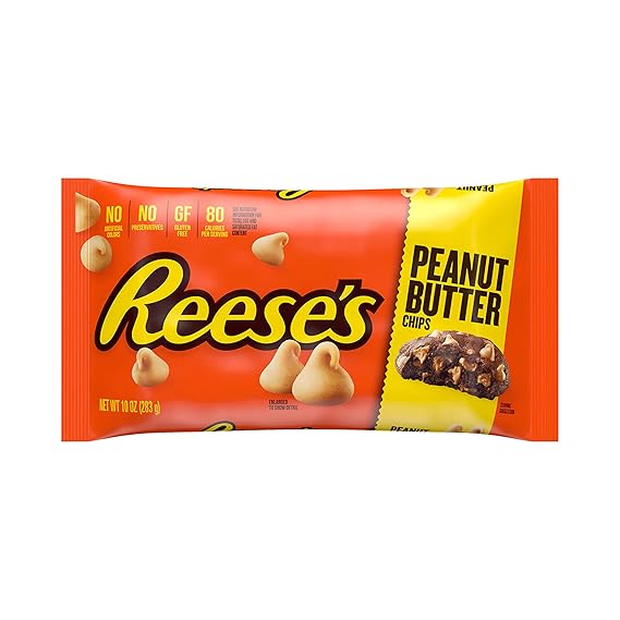 REESE'S Peanut Butter Ingredients, Gluten Free, No Preservatives, Baking Chips Bag