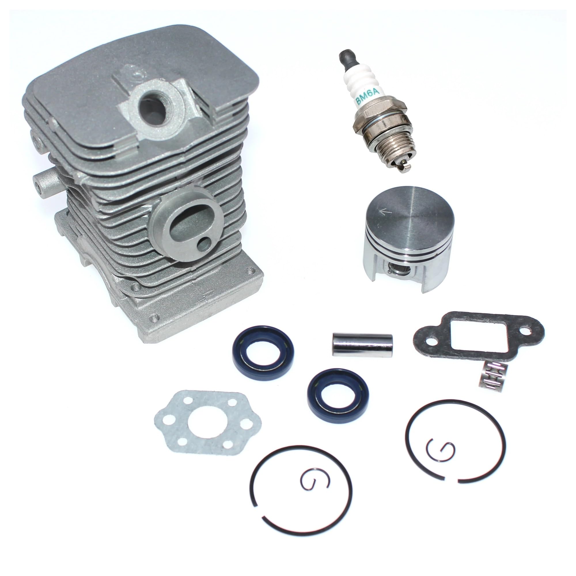CVAADV Cylinder Piston Kit 37mm Compatible with 017 MS170 MS170C-ED MS170D MS170Z Chainsaw PN 1130 020 1207