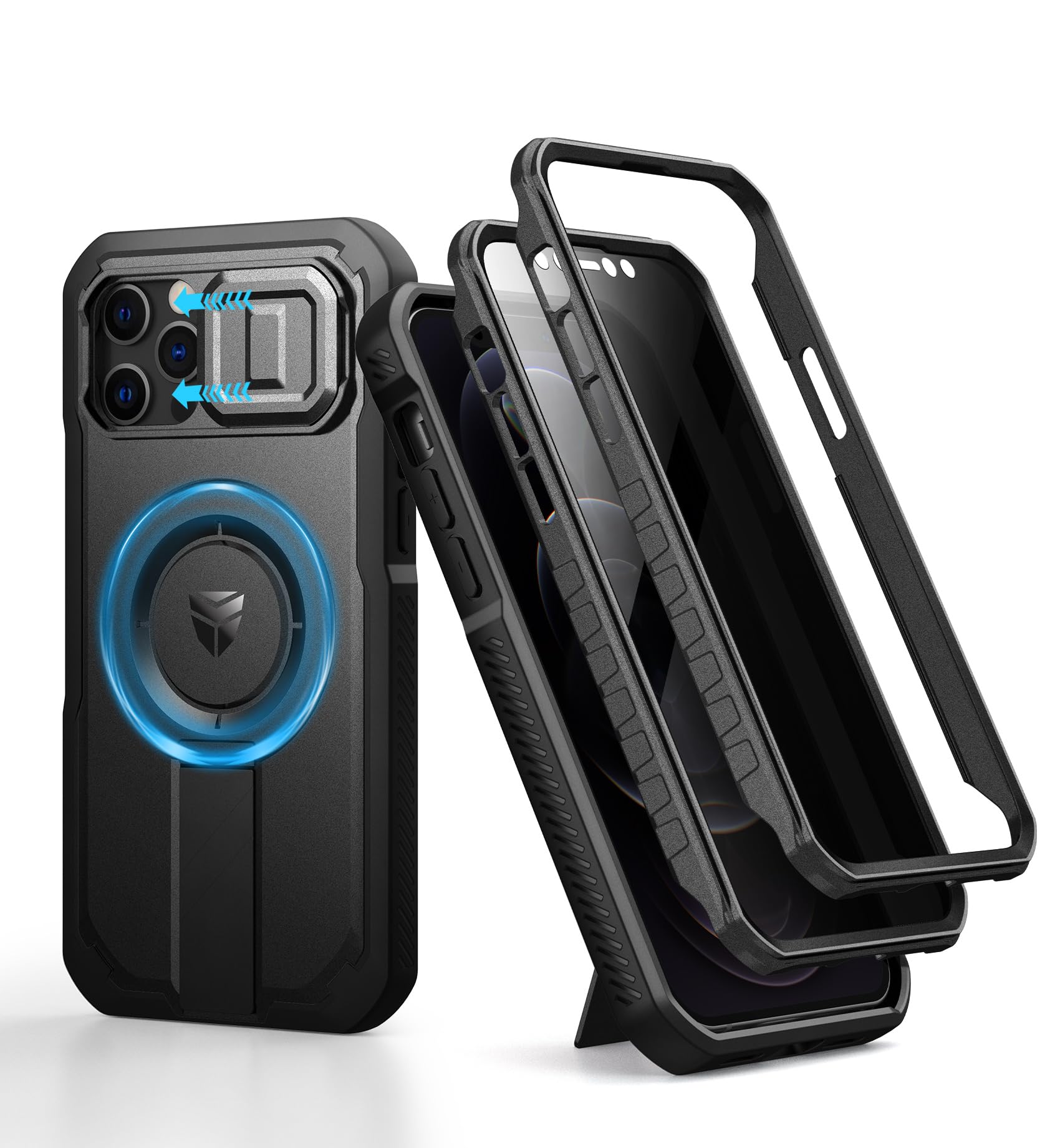 iPhone12 スマホケース Amazon.co.jp: Dexnor iPhone 12/12 Pro 用ケース [MagSafe対応