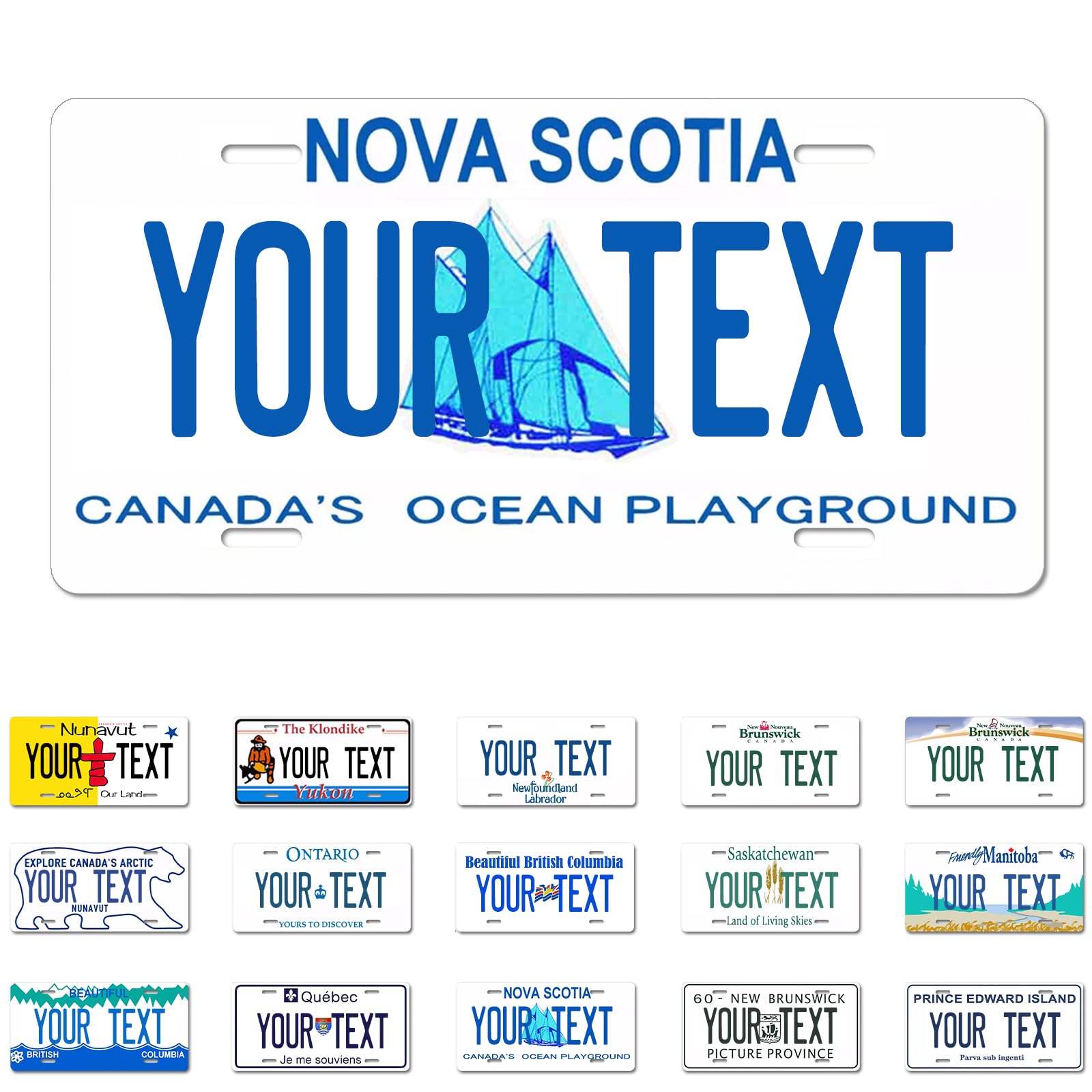 Ontario License Plate, 6"×12" Custom License Plate — view 35