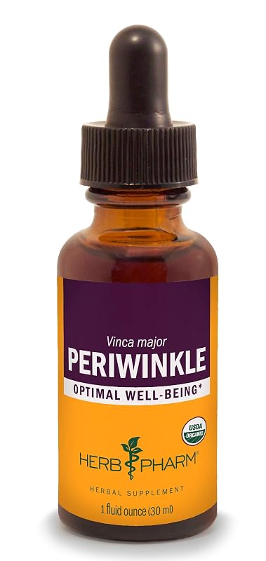 Herb Pharm Extrato líquido de pervinca orgânica, 30 mL