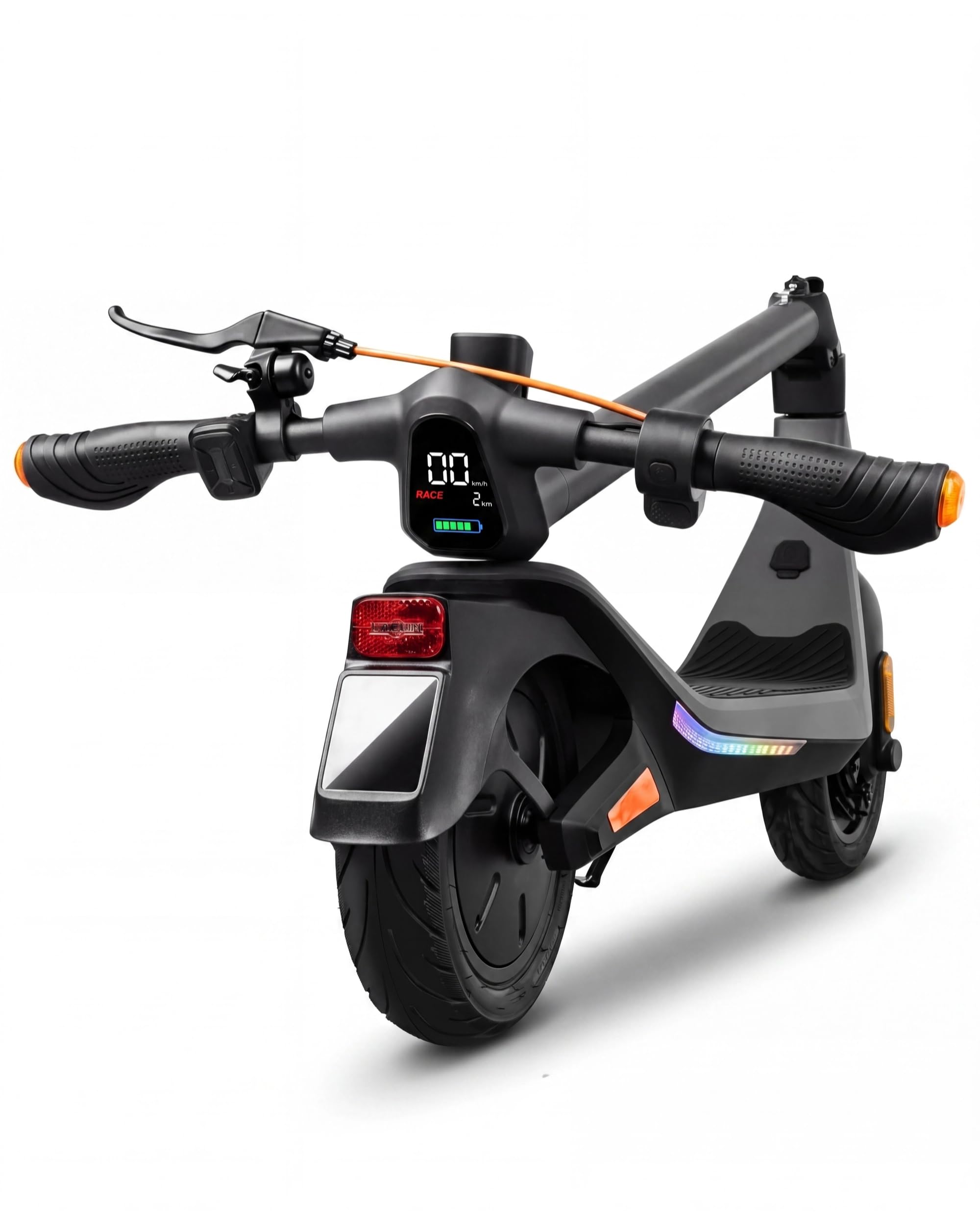 Patinete Eléctrico para Adultos Serie R, Sensor de Huella Digital, 85 km Autonomía, Neumáticos Tubeless 10,5", Control de Tracción TCS