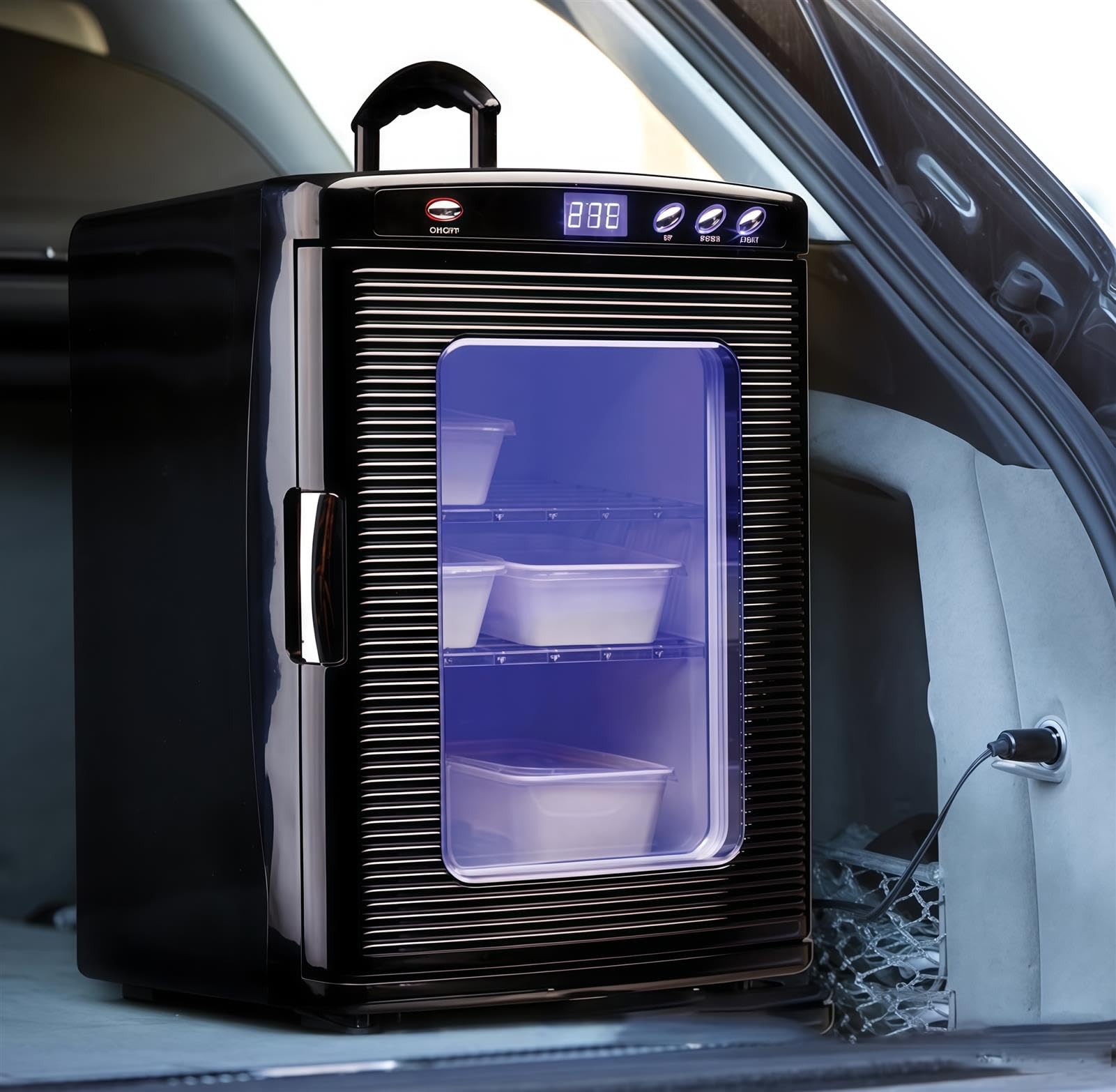 Incubatrice per uova di rettili con controllo digitale, raffreddamento e riscaldamento a doppia potenza da 25 l, 10-60 °C, incubatrice portatile per laboratorio scientifico per casa, laboratorio e