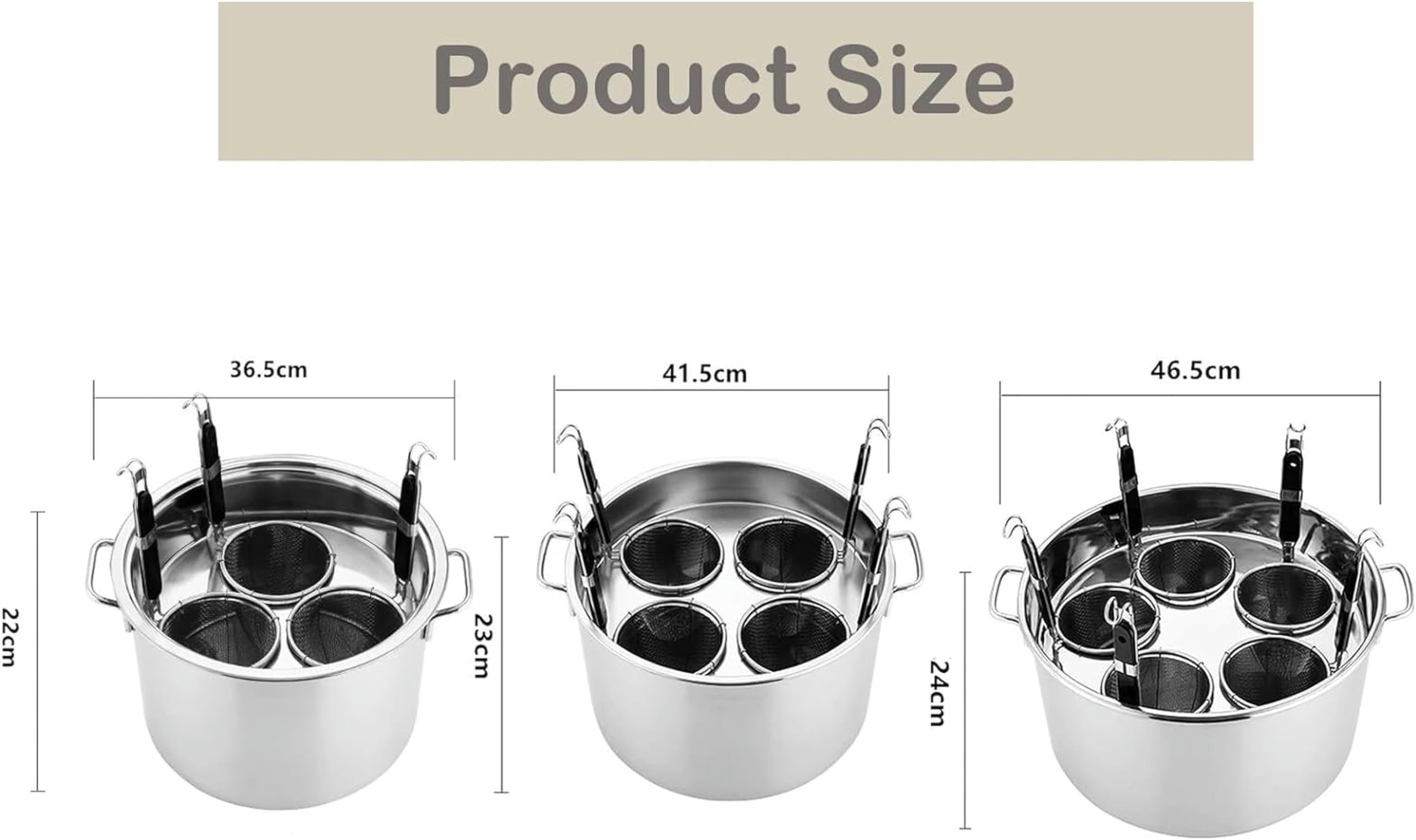 Cuiseur à pâtes professionnel en acier inoxydable avec séparateur et passoire, cuiseur à pâtes professionnel en acier inoxydable pour restaurant à domicile, cuiseur à pâtes (couleur unique, 4 trous)