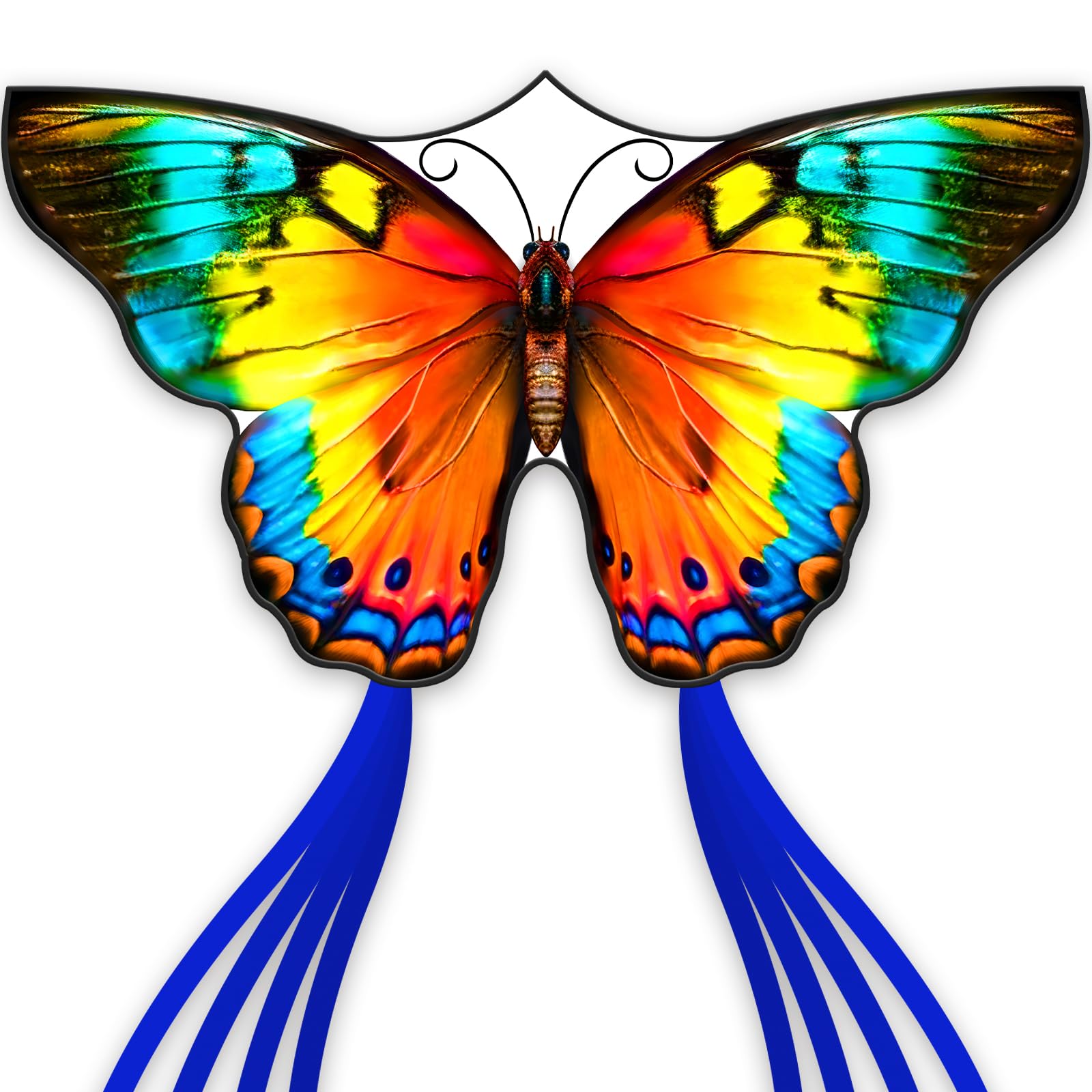 SGftre Butterfly Kites for Kids and Adults,Extremely Easy to Fly for Beginners,Single Line String with Tail for Beach Flying Kites for Outdoor Trip