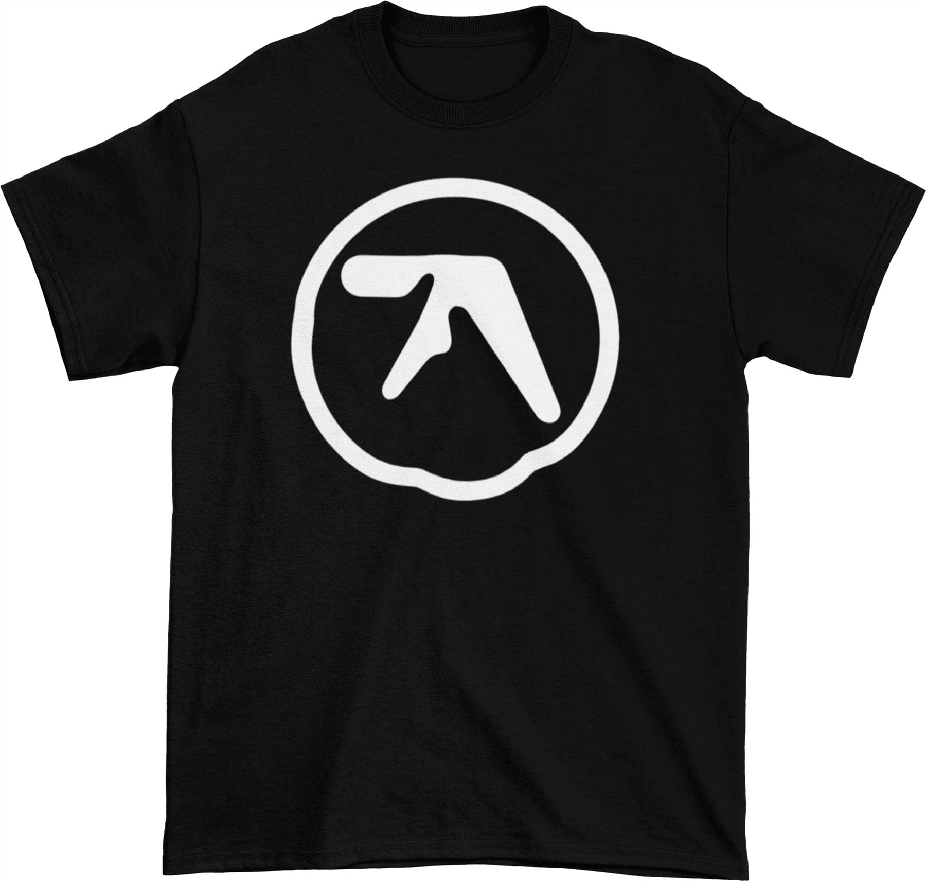 Tribal T-Shirts Unisex Orange Aphex Twin T Shirt - Dance Music Dj Edm Techno Festival T Shirt (Large, Black)