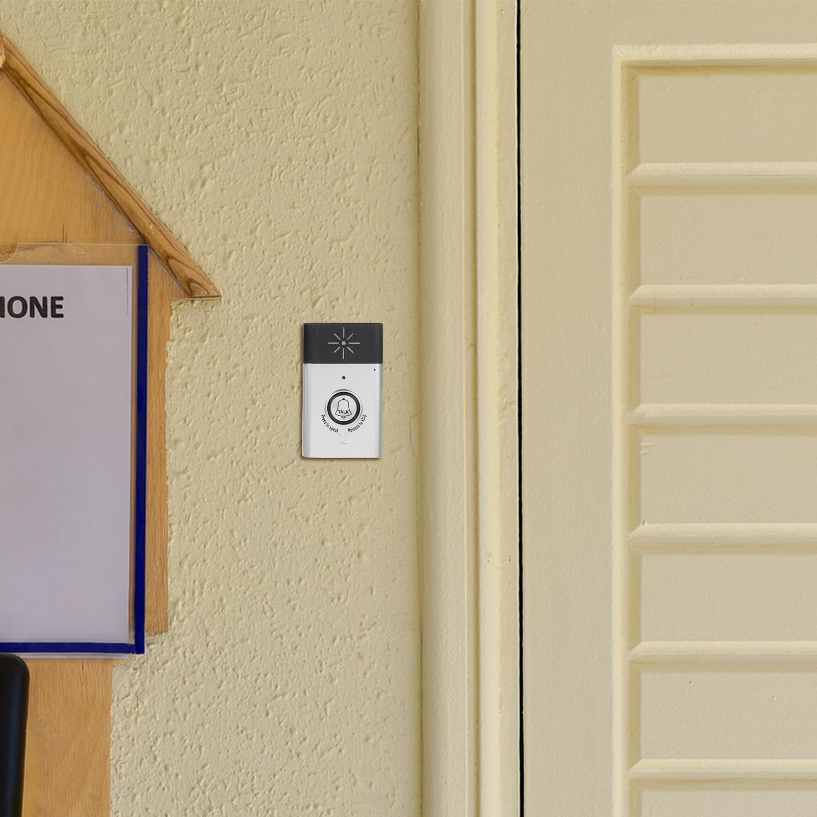 Interphone sans Fil H6 à Voix pour Porte D'entrée, Longue Portée