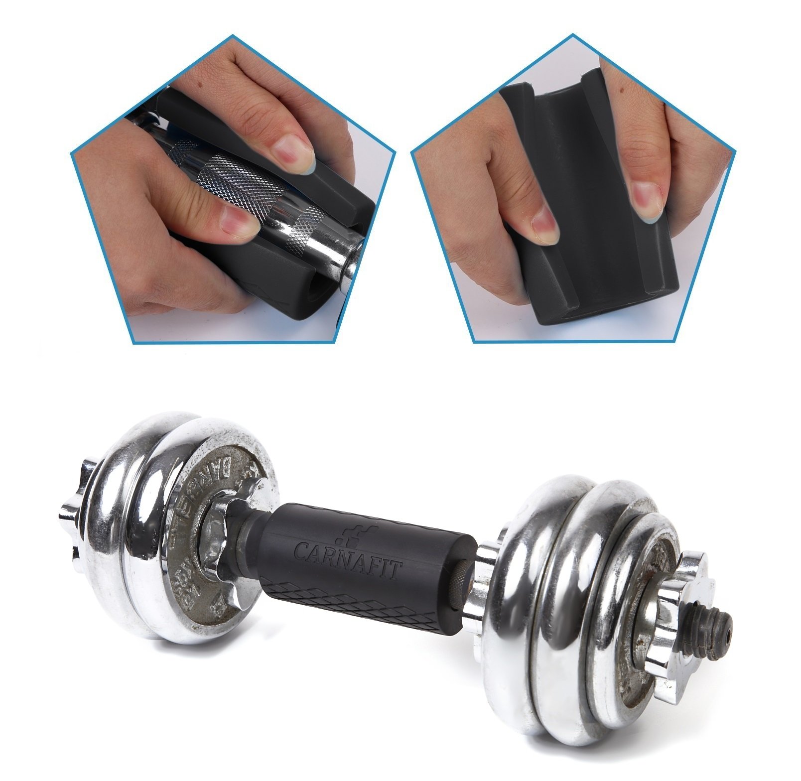 Amazon | CARNAFIT ダンベルグリップ 握力 前腕 筋力トレーニング