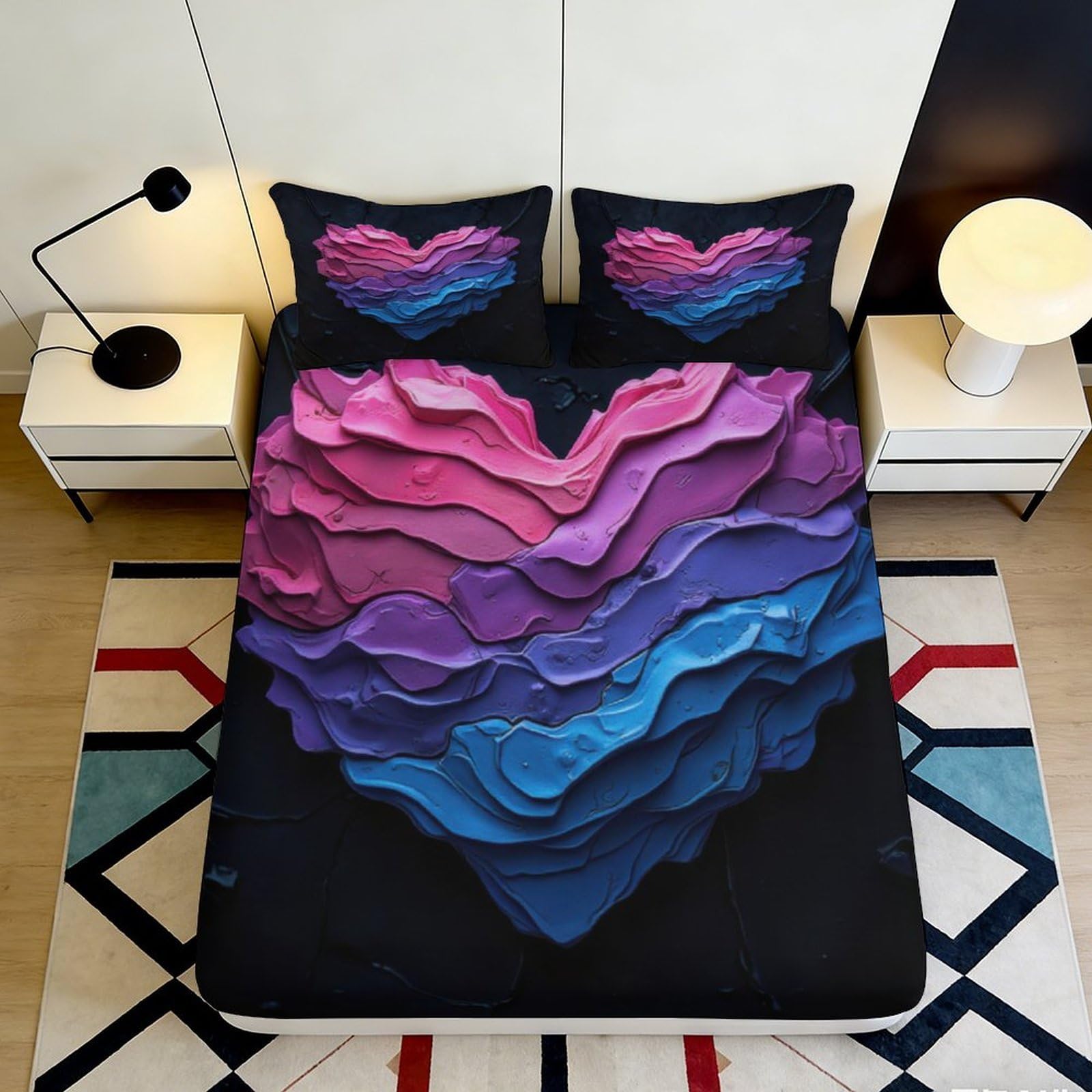 3D Printed Ocean Nautical Fitted Sheet Microfiber Deep Pocket Bedroom Bedding Lighthouse Sailboat Mattress Fitted Cover Soft Non-Slip for Home 120x200x25cm