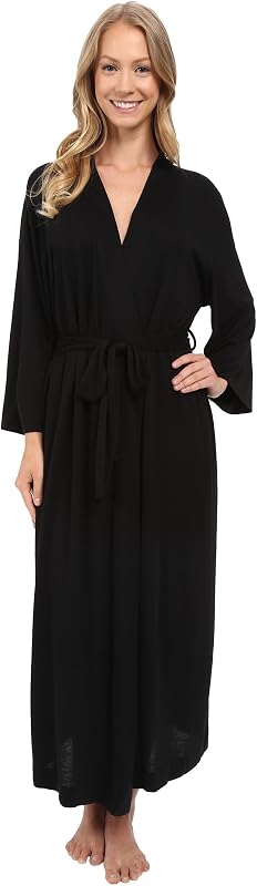 Natori Shangri La Long Robe con mangas de kimono, albornoz para mujer