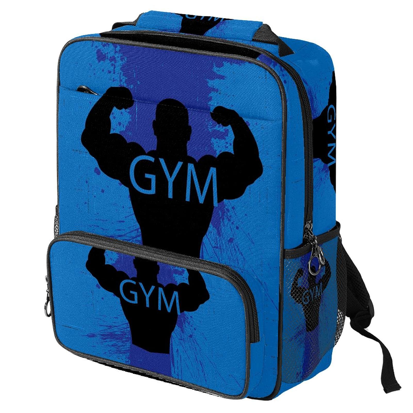 Sac à dos ordinateur portable avec impression bleue chic pour le travail - 8