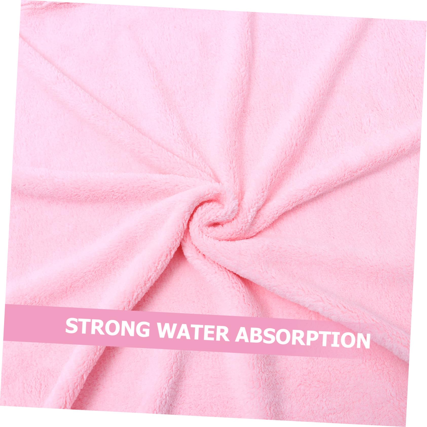 Kinderbademantel mit Kapuze in Rosa Weiches und Hautfreundliches Badetuch aus Polyester und Chinlon Niedliches Cartoon Design für Babys und Kinder 70 X 140cm