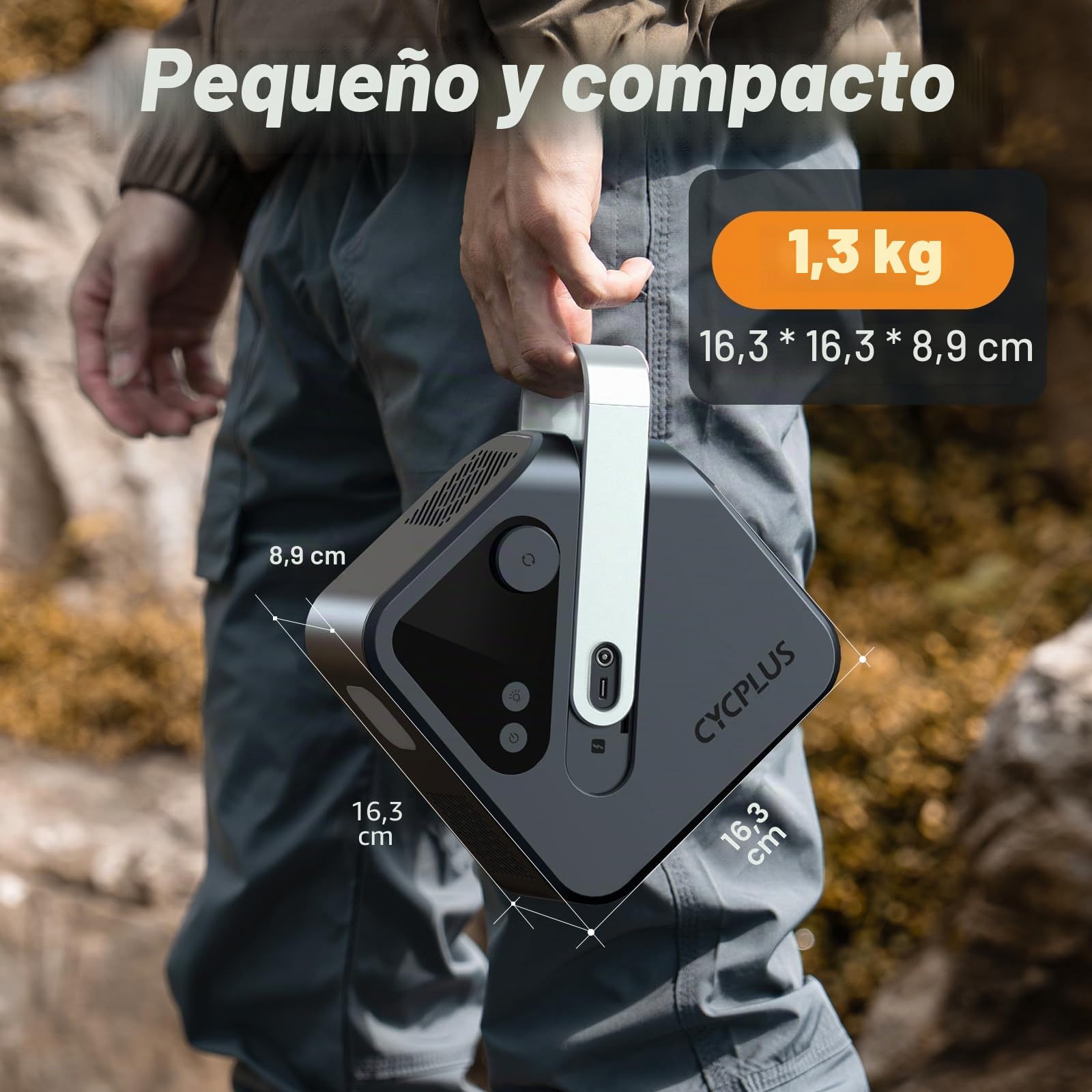 CYCPLUS AL7 Inflador Neumáticos Compresor Alta Potencia Doble Uso