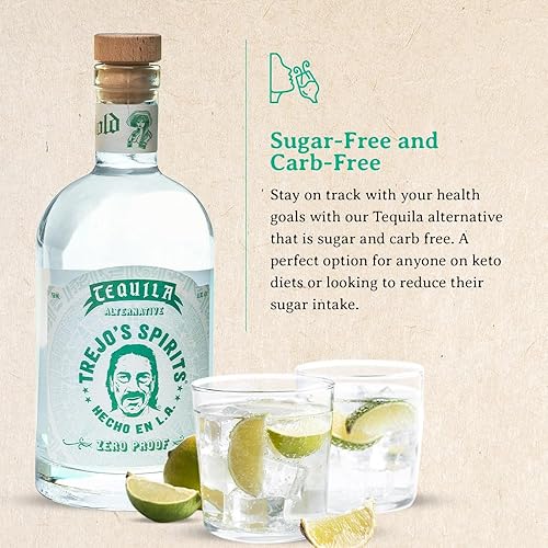 Miniatura 4 de Trejo's - Alternativa al tequila sin alcohol, a prueba de cero, sin calorías, sabor completo, hecha con ingredientes puros, perfecta para cócteles y