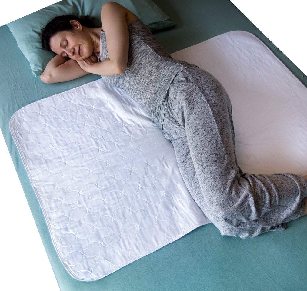 Protezione Impermeabile Per Letto Con Risvolti - Assorbe 4 Litri - 85x135 Cm - 4