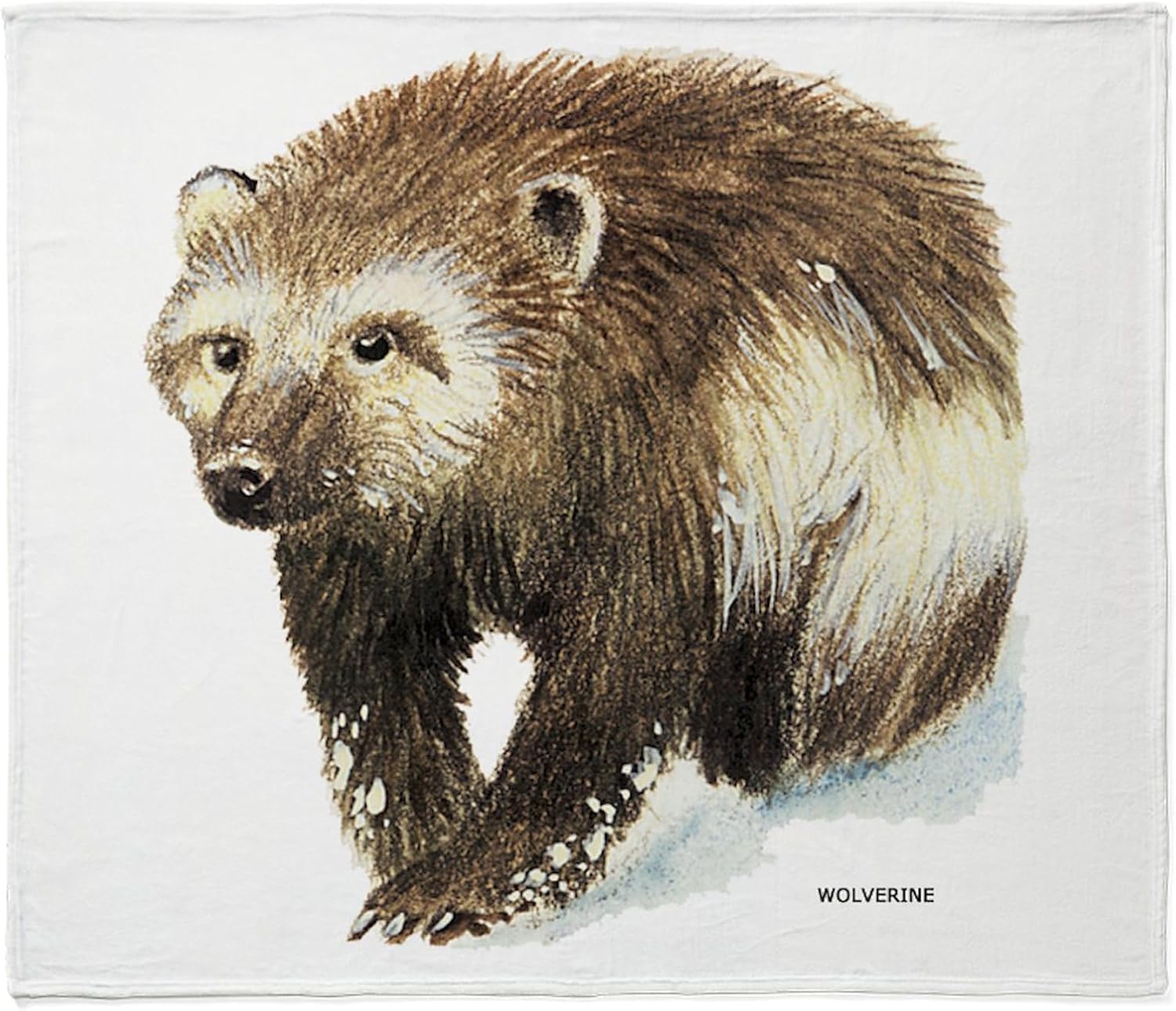 CafePress Wolverine Animal Throw Blanket Super Soft Fleece Plush Throw Blanket, 60"x50"