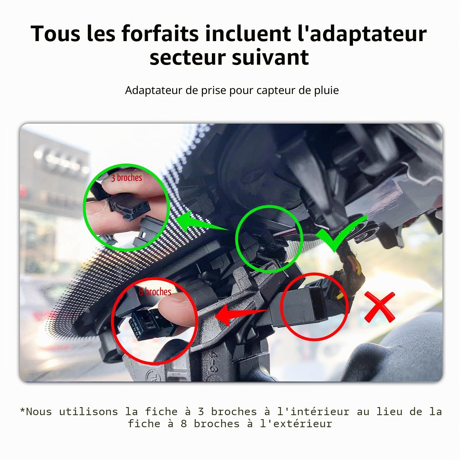 Mangoal Dashcam Avant 4K pour Audi 2019-2026 A3 A4 A5 A6 A7 A8 Q3 Q5 Q7 TT