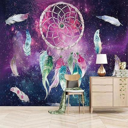 Amazon 3d自己接着壁紙壁画 ドリームキャッチャー 0x150 Cm 3d 壁画寝室ソファテレビ背景 3d 壁画 3d 壁紙リビングルーム寝室の壁 3d 効果壁画背景壁 壁紙