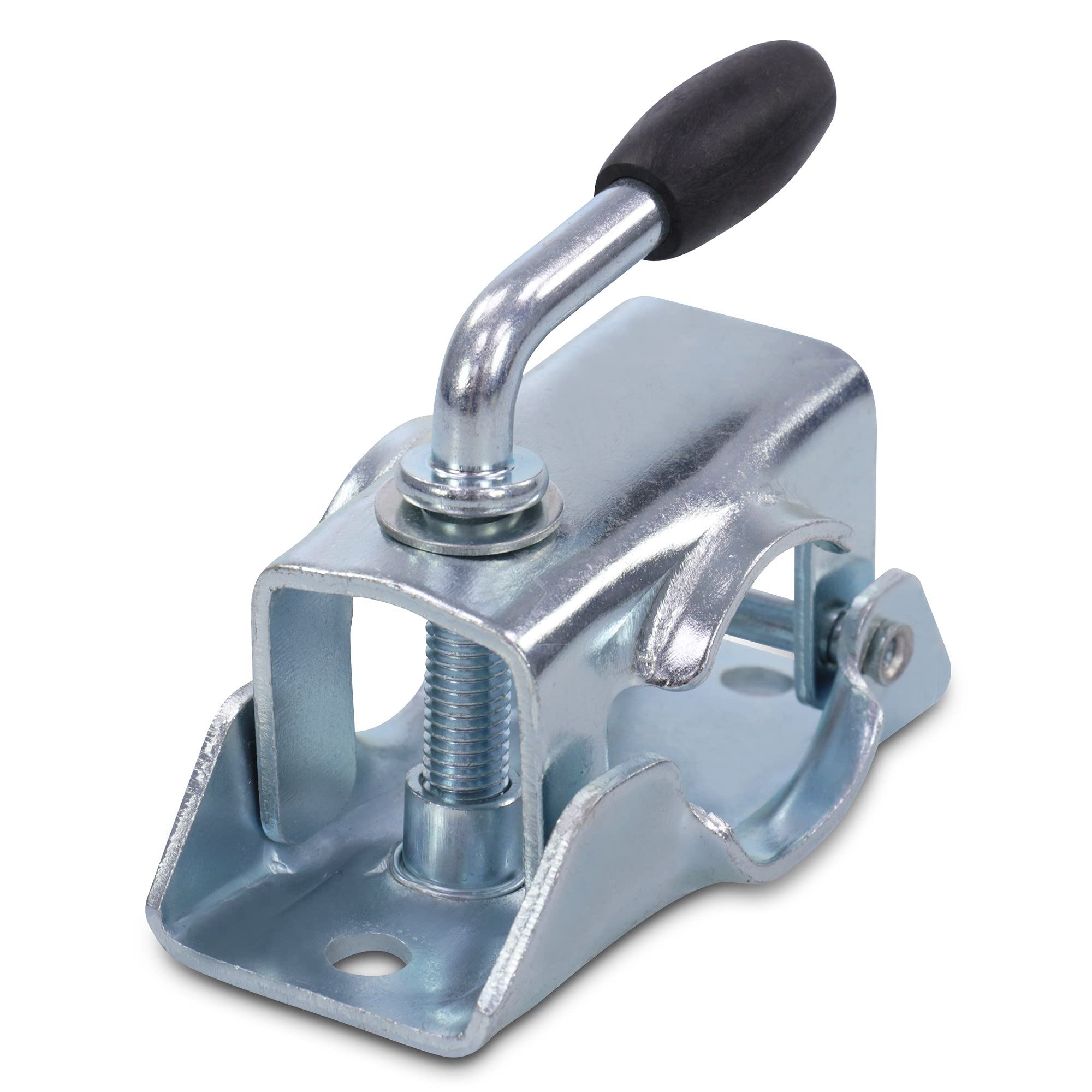 Staffa di Fissaggio ENVA 48 MM Ruota di Supporto per RIMORCHIO Camper incl. Materiale di Fissaggio