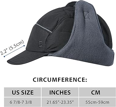 Buy GADIEMKENSD Trapper Hat, Winter Hat with Ear Flaps, Water