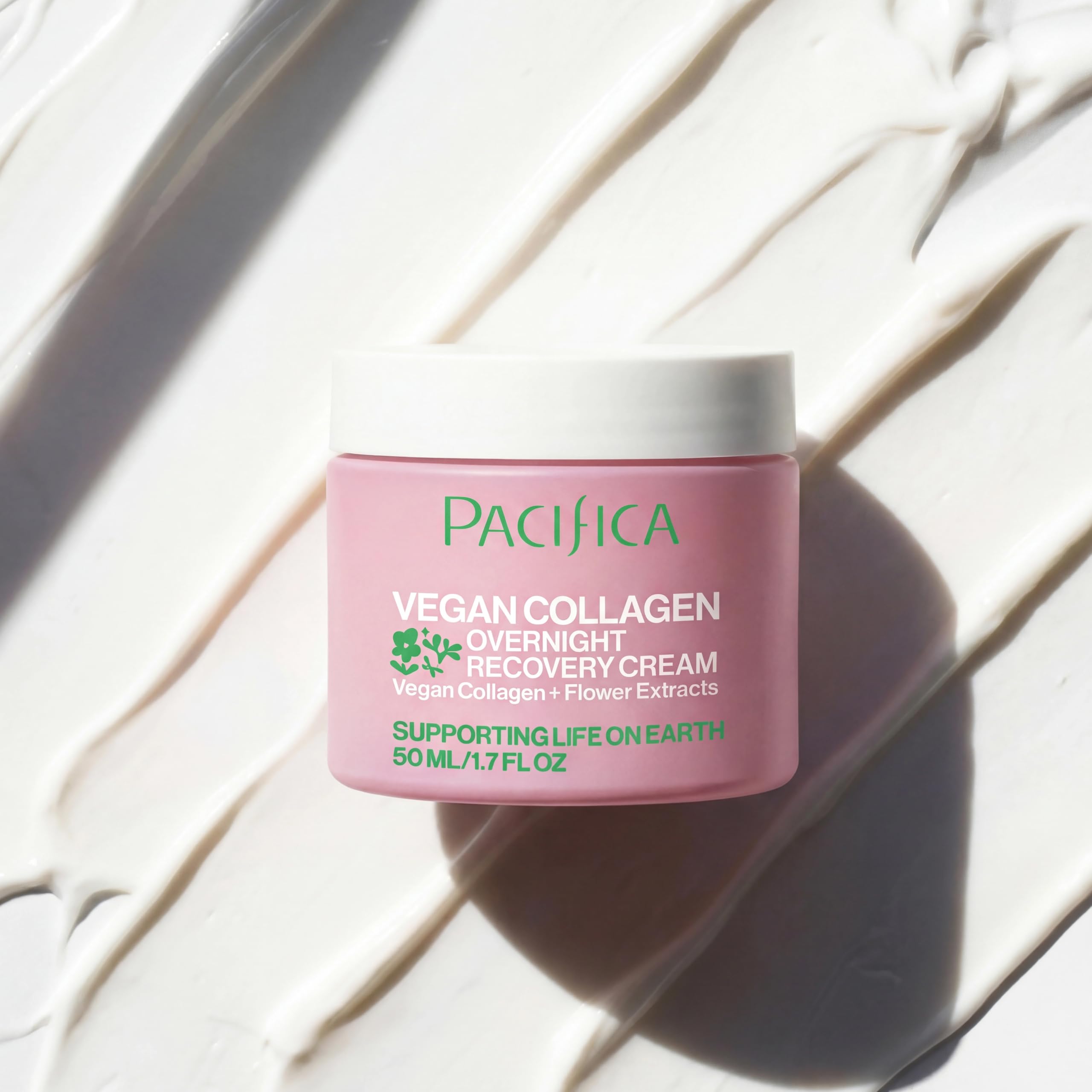 Pacifica Vegan Collagen Overnight Recovery Cream For Unisex 1.7 oz Cream