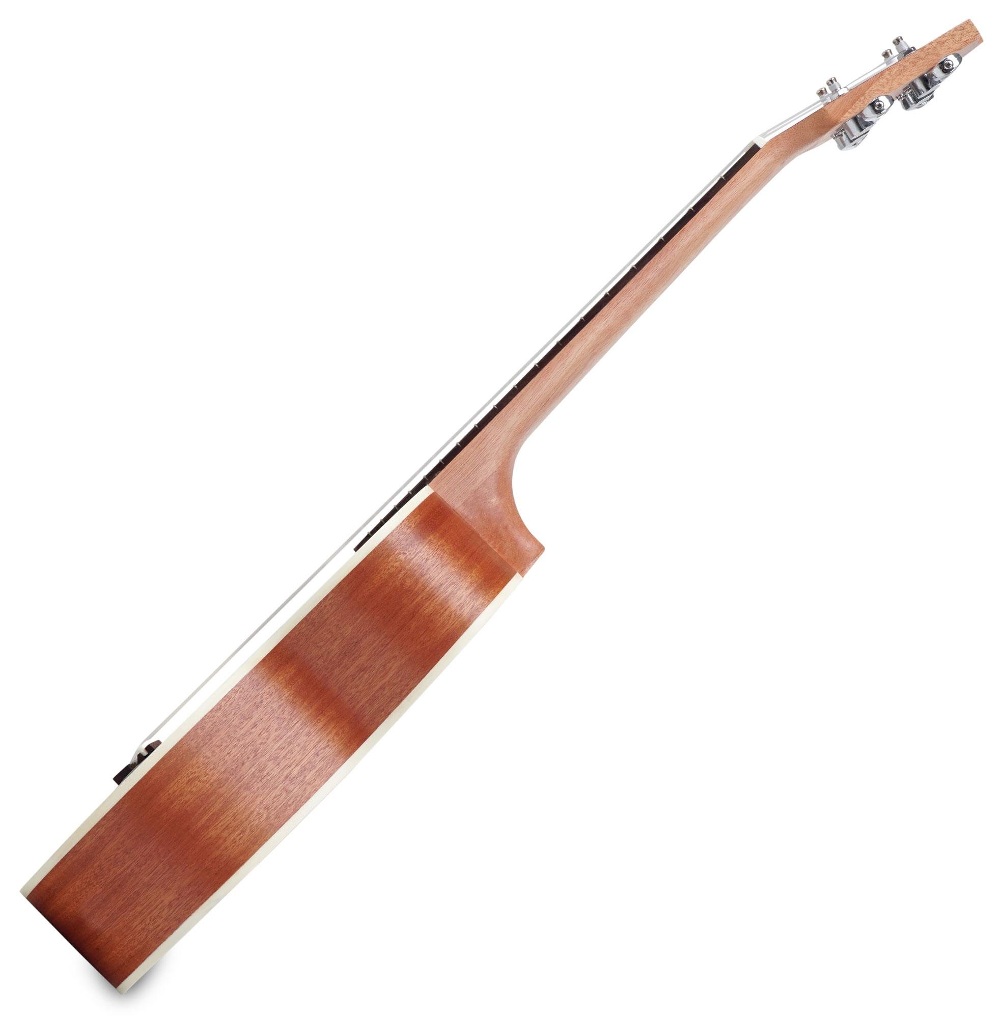 Classic Cantabile UT-260 S 26" Tenor-Ukulele mit Tasche, Edle Verarbeitung | Decke: Fichte massiv, Cremefarbene Bindings, Mensur: 43 cm (17"), Sattelbreite: 34 mm, 18 Bünde, Gesamtlänge: 65 cm, 6 cm
