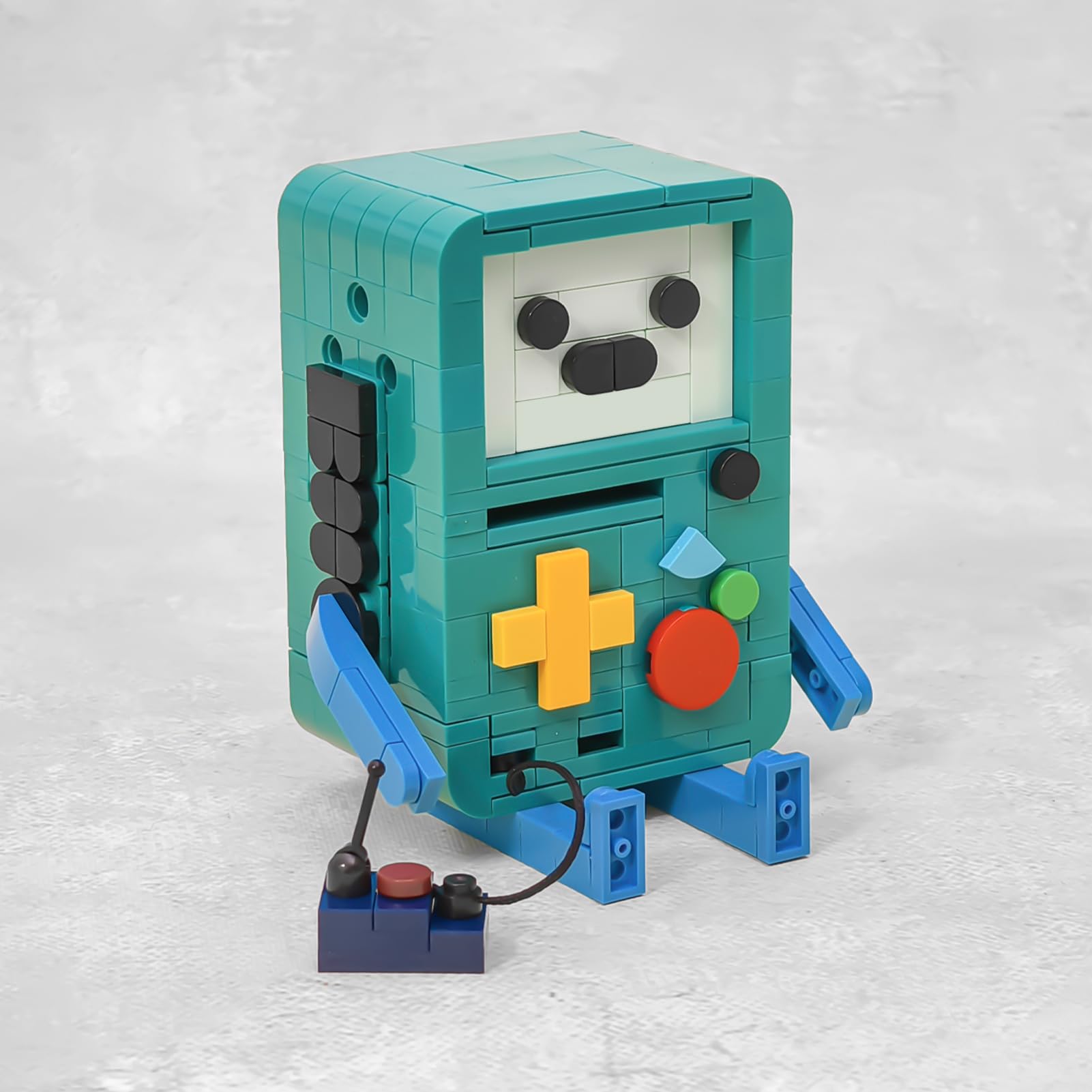 Adventure Movie BMO Character Building Set, compatibile con accessori Lego 630, espressioni intercambiabili e design snodabile, regalo creativo per i fan