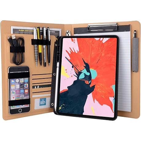 3-Ring iPad Binder Portfolio with 3/4 inch Ring