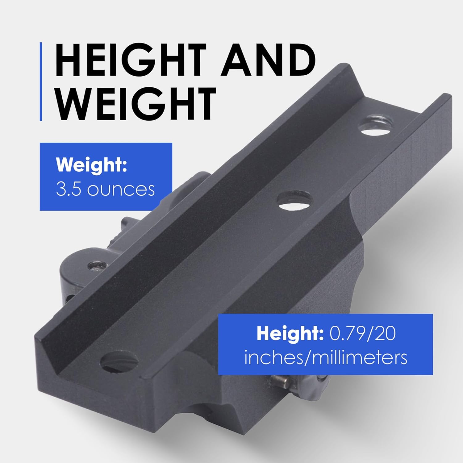 Pulsar Locking Quick Detach mount for Pulsar Apex, Trail, Digisight, and Core Riflescopes