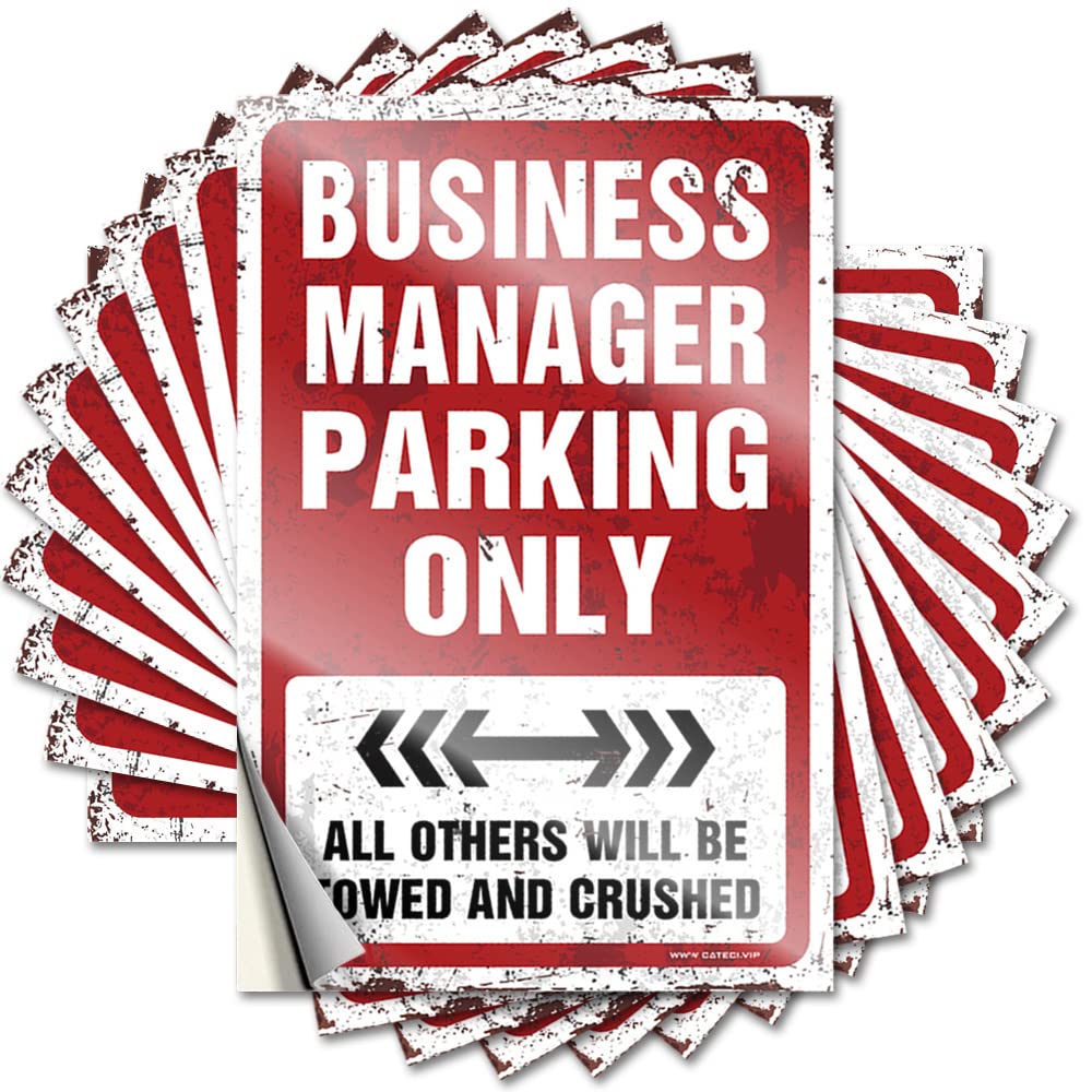 Bumper - Great Case Business Manager Parking Only for Birthday Bar Stuff(6X9CM)