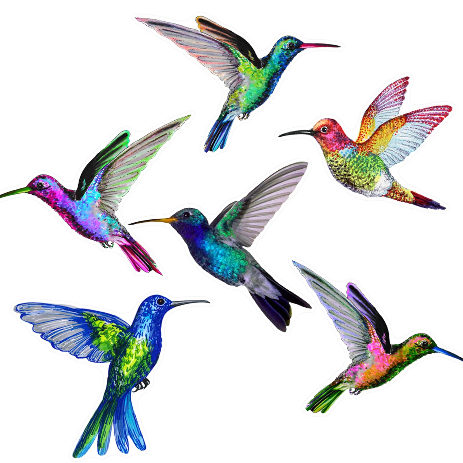 sodeber Stylishs Bird Friendly Window Stickers AntiCollision Cling Decals for Glass Bird Warning Stickers Accent