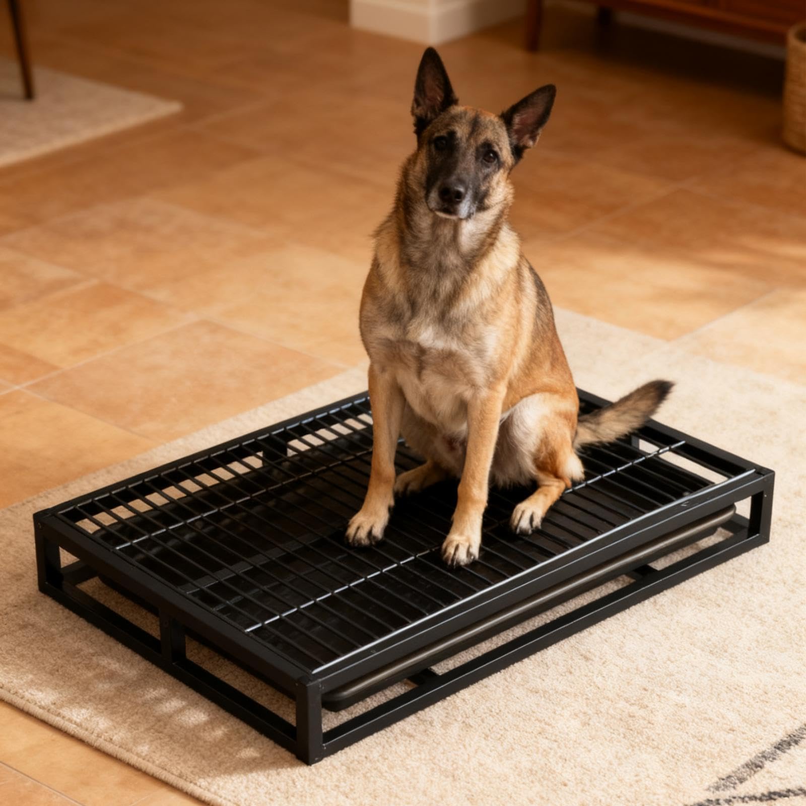 Bandeja Sanitaria para Perros, Orinal para Mascotas, a Prueba de Fugas, Cómodo, Higiénico, Ideal para El Hogar.