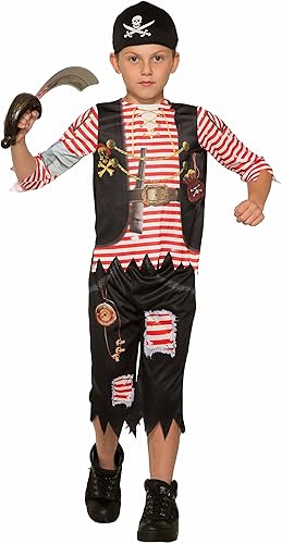 Rubies Disfraz de pirata del foro infantil, como se muestra, grande
