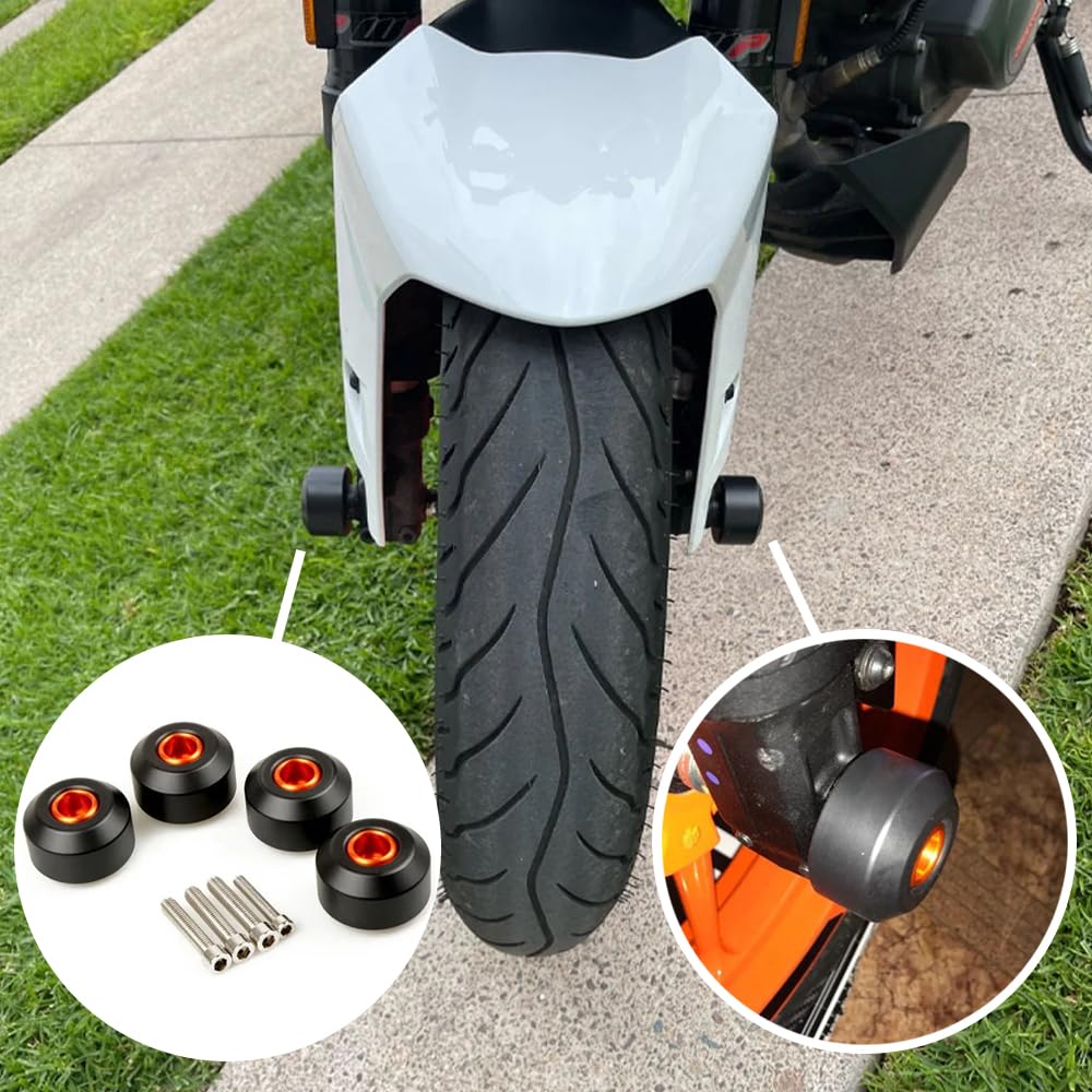TARAZON Frame Sliders Per KTM Duke 125 200 (2011-2014) – Protezioni Motore In Alluminio E ABS